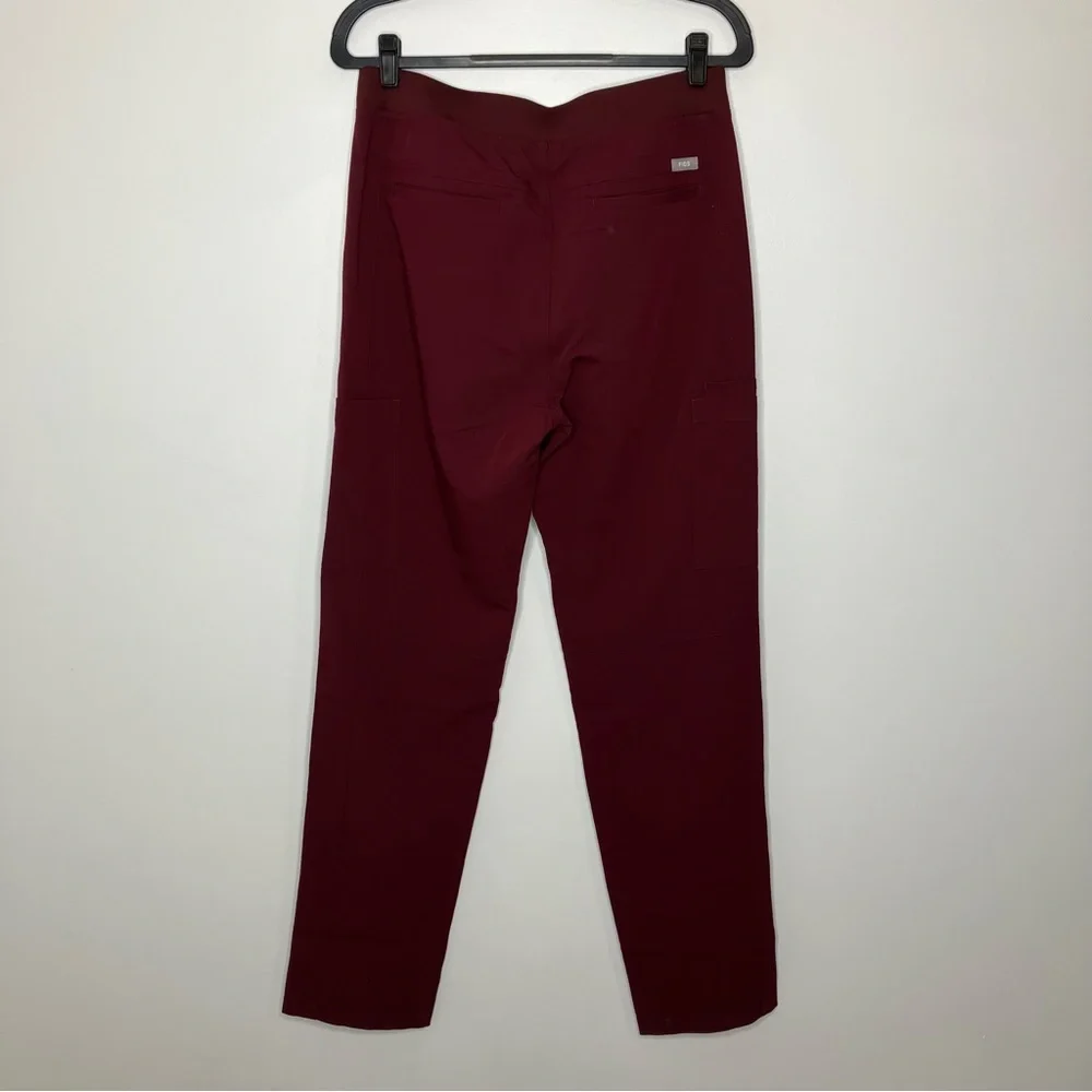 NWT FIGS Men's Axim 2.0 Scrub Pants Maroon Medium Tall MT